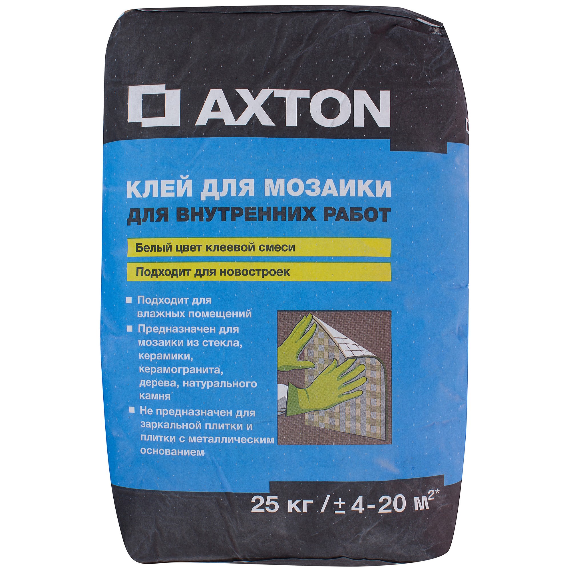 Купить Клей для мозаики Axton, 25 кг в Крыму, цены, отзывы ...