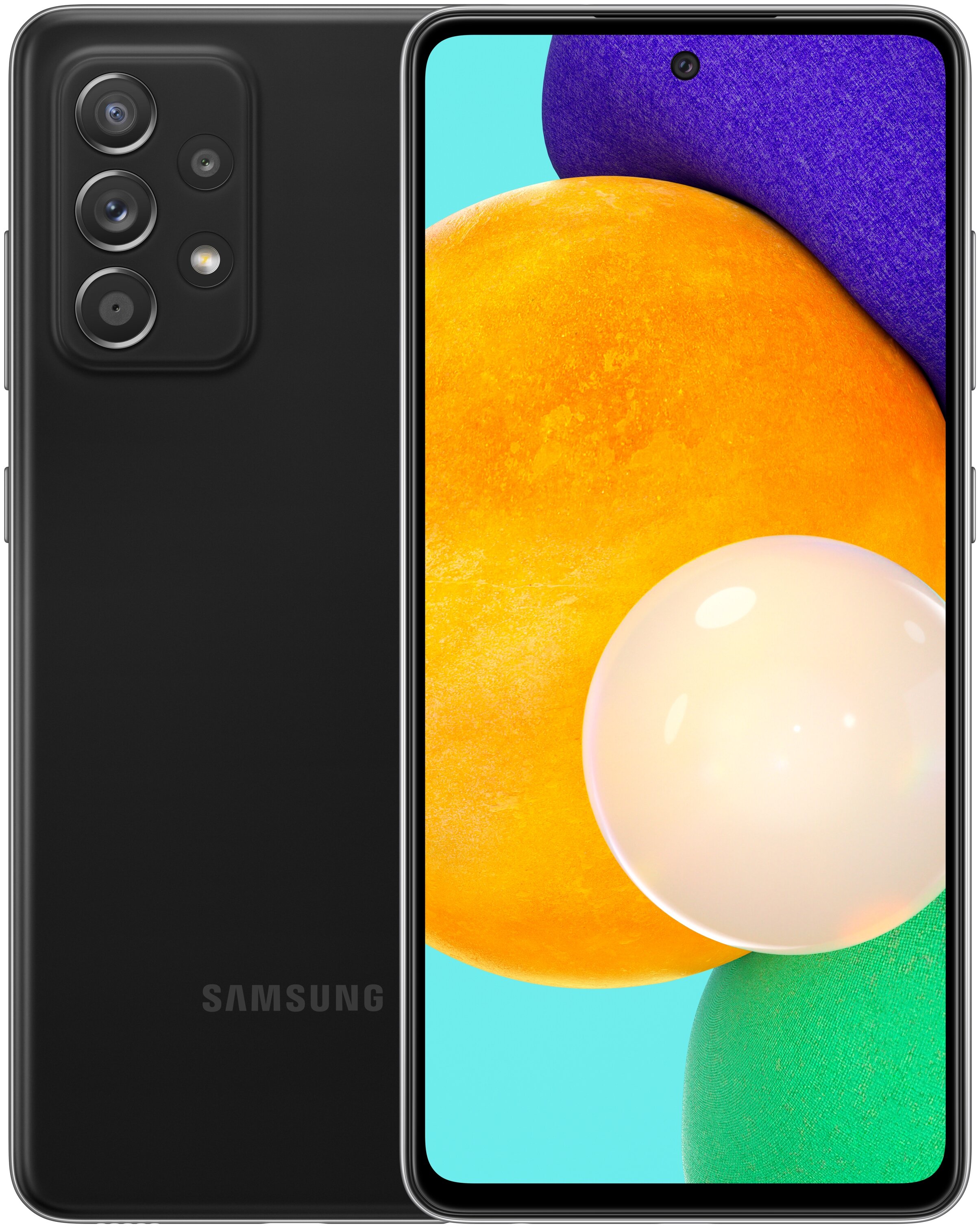 Купить Смартфон Samsung SM-A525F Galaxy A52F 256Gb 8Gb черный  (SM-A525FZKICAU) в Крыму, цены, отзывы, характеристики | Микролайн