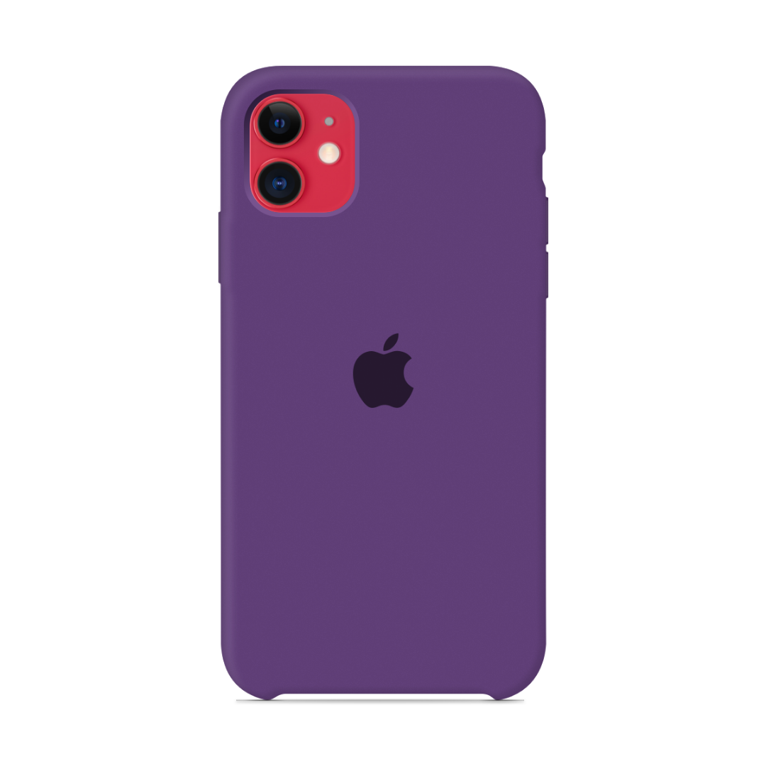 Купить Чехол Silicone Case для iPhone 11 (Фиолетовый) (36) в Крыму, цены,  отзывы, характеристики | Микролайн