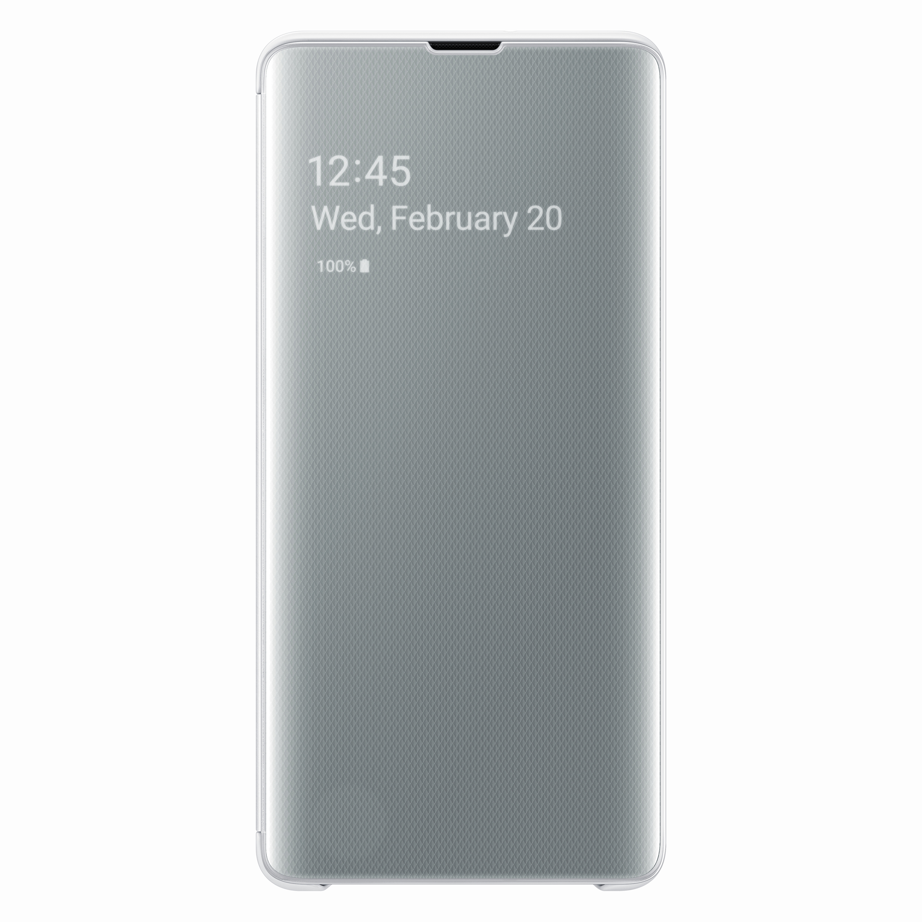 Купить Чехол (флип-кейс) Samsung для Samsung Galaxy S10+ Clear View Cover  белый (EF-ZG975CWEGRU) в Крыму, цены, отзывы, характеристики | Микролайн