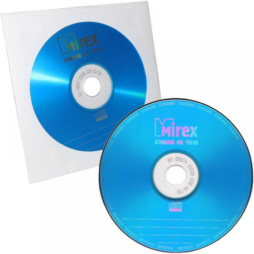 Купить Диск CD-R Mirex 700 Mb, 48х, Standart, Бум. конверт (1) в Крыму,  цены, отзывы, характеристики | Микролайн