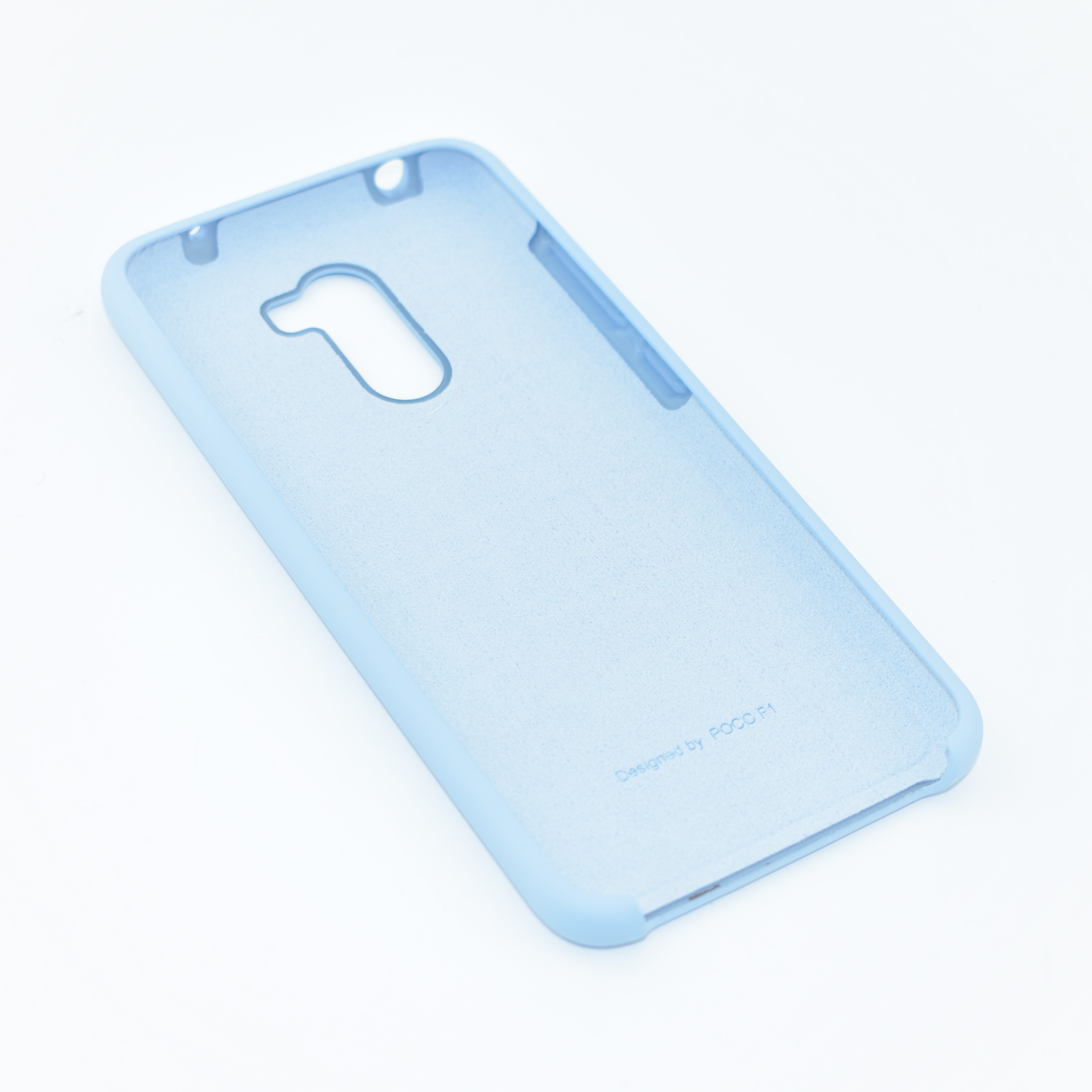 Купить УЦ Чехол Silicone case для Xiaomi Pocophone F1 голубой(16) (ПУ) в  Крыму, цены, отзывы, характеристики | Микролайн