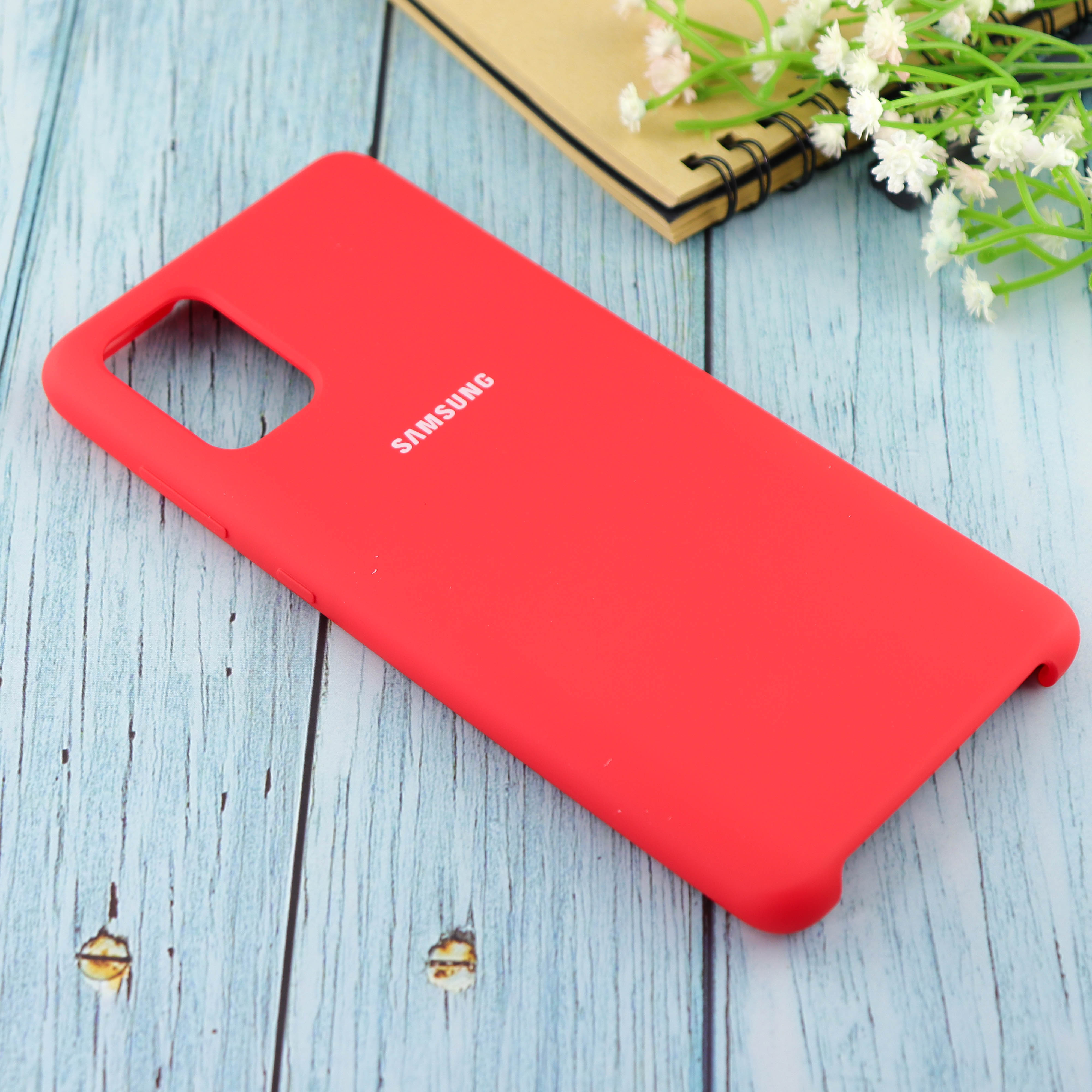 Купить Чехол Silicone case для Samsung A71 2020 красный (14) в Крыму, цены,  отзывы, характеристики | Микролайн