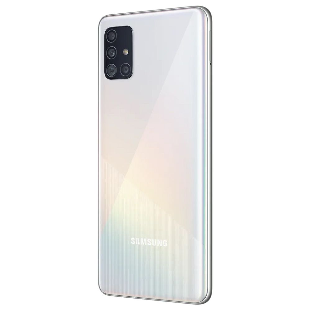 Купить УЦ Смартфон Samsung Galaxy A51 2020 128Gb White - новый, вмятина, не  глубокая на задней крышке, справа посередине 1см примерно в Крыму, цены,  отзывы, характеристики | Микролайн