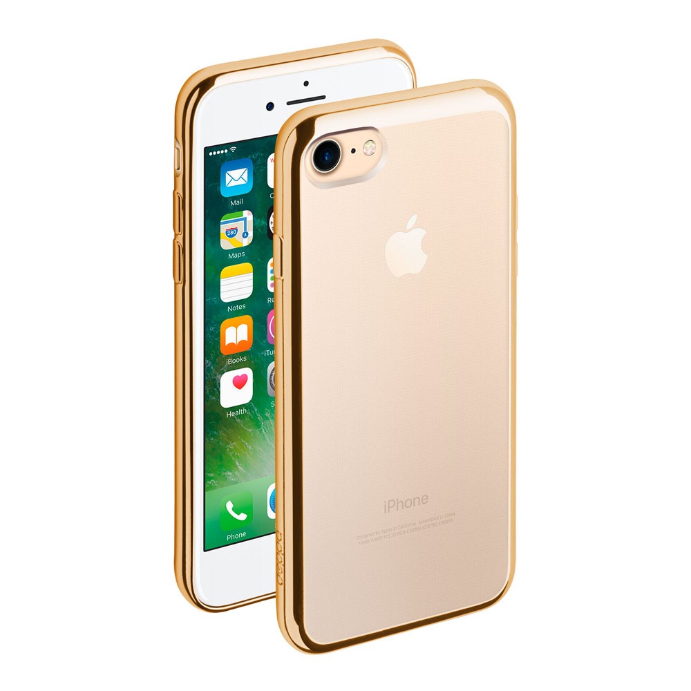 Купить Чехол Deppa Gel Plus Case для Apple iPhone 7, золотой, Deppa в  Крыму, цены, отзывы, характеристики | Микролайн