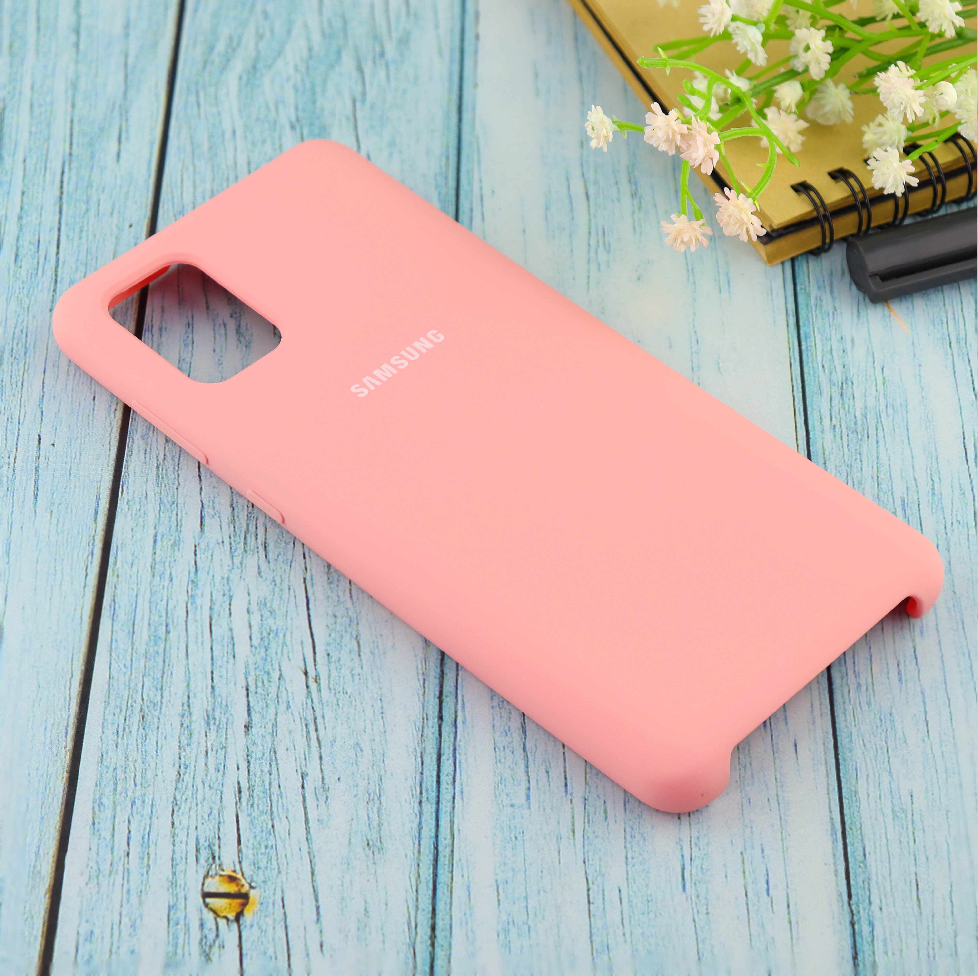 Купить Чехол Silicone case для Samsung A31 2020 розовый (12) в Крыму, цены,  отзывы, характеристики | Микролайн