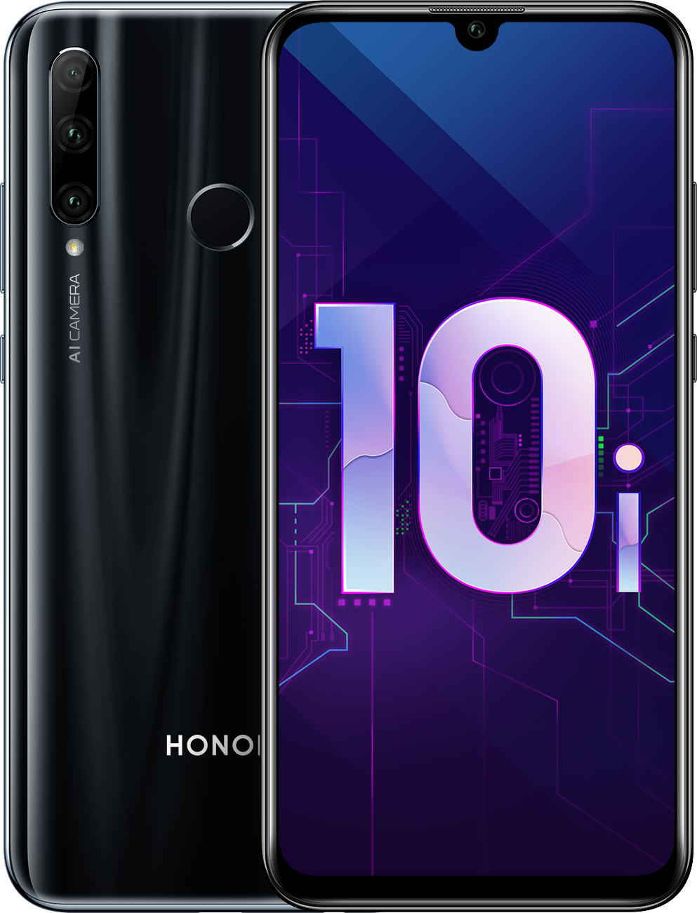 Купить Смартфон Honor 10i 128Gb Midnight Black (HRY-LX1T) в Крыму, цены,  отзывы, характеристики | Микролайн