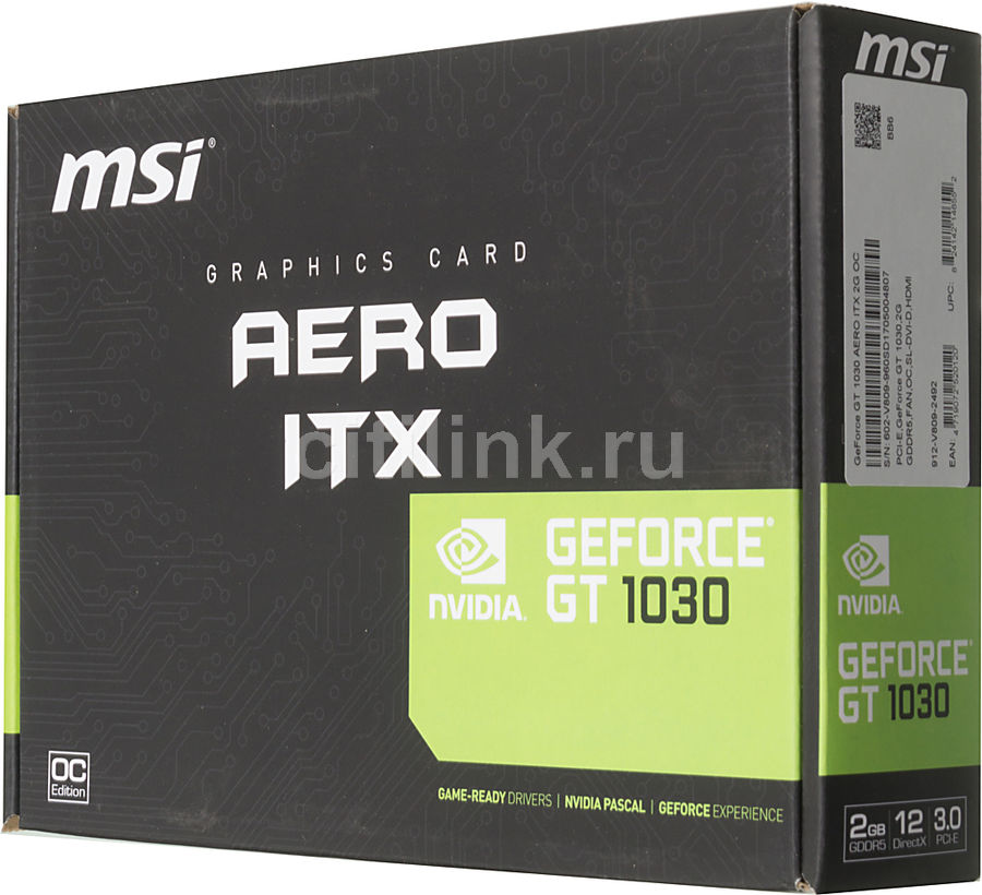 Gt 1030 aero on sale itx 2g oc