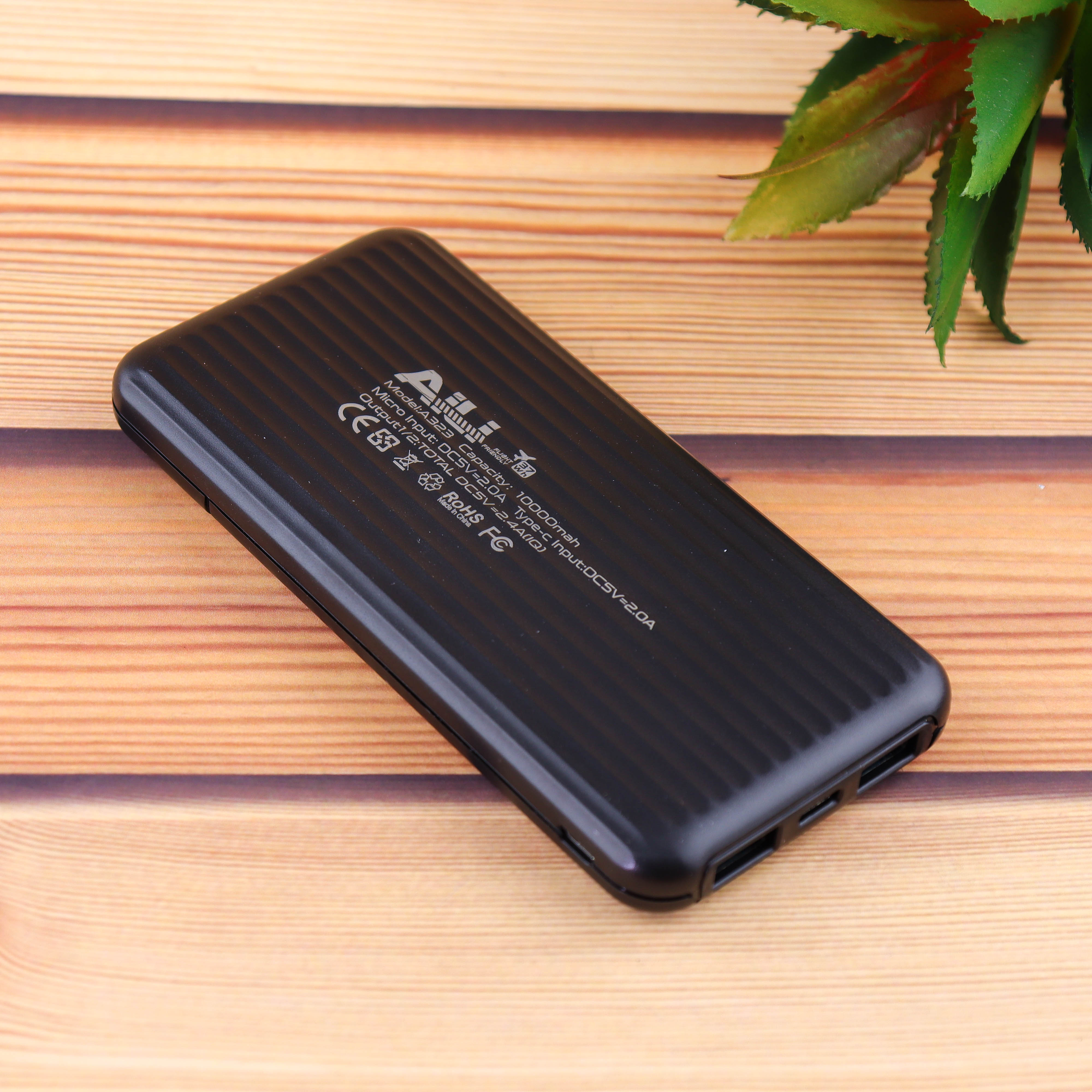 Купить Аккумулятор внешний Aspor A323 10000 mAh черный в Крыму, цены,  отзывы, характеристики | Микролайн