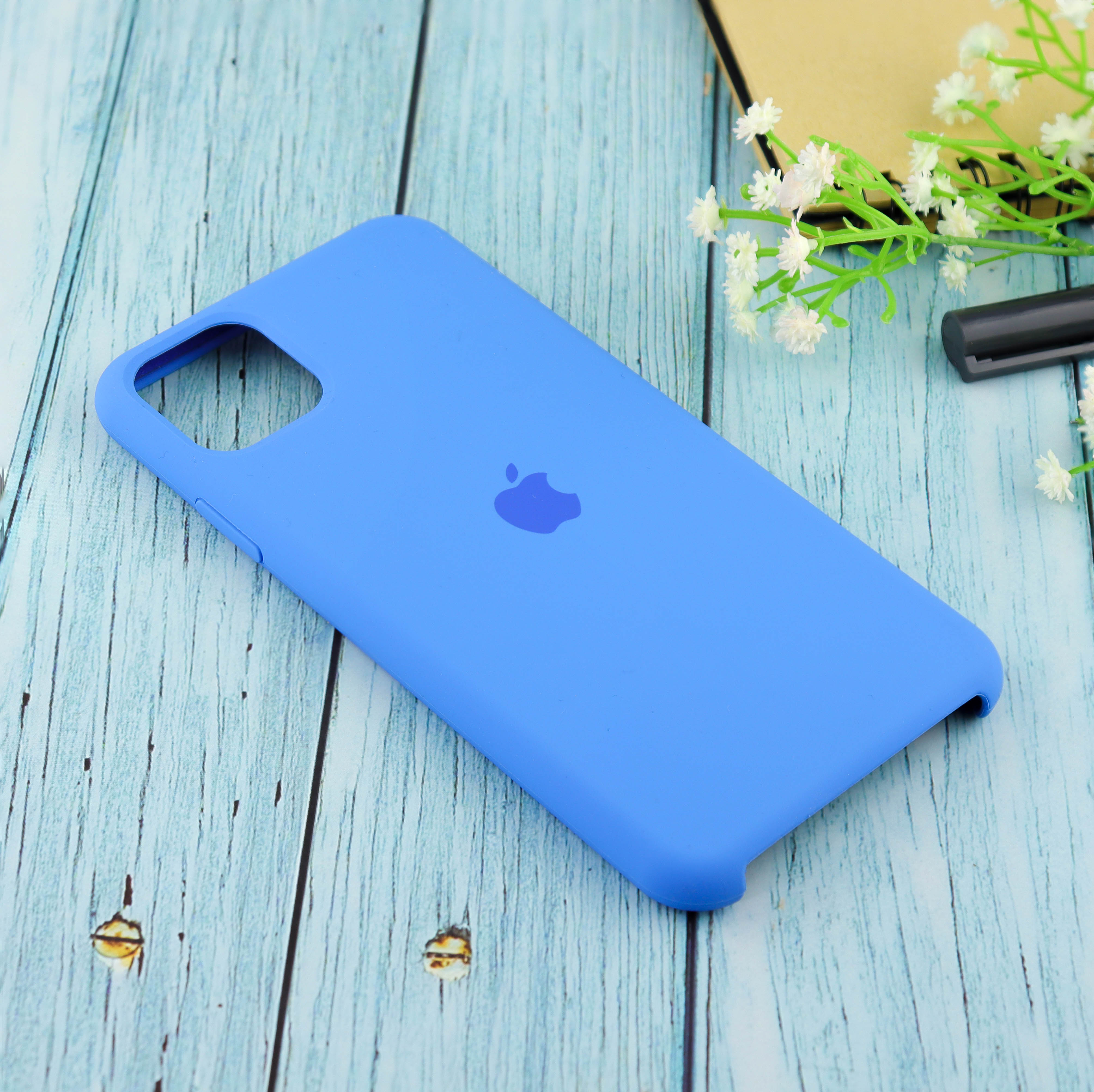 Купить Чехол Silicone Case для iPhone 11 Pro Max (Синий) (3) в Крыму, цены,  отзывы, характеристики | Микролайн