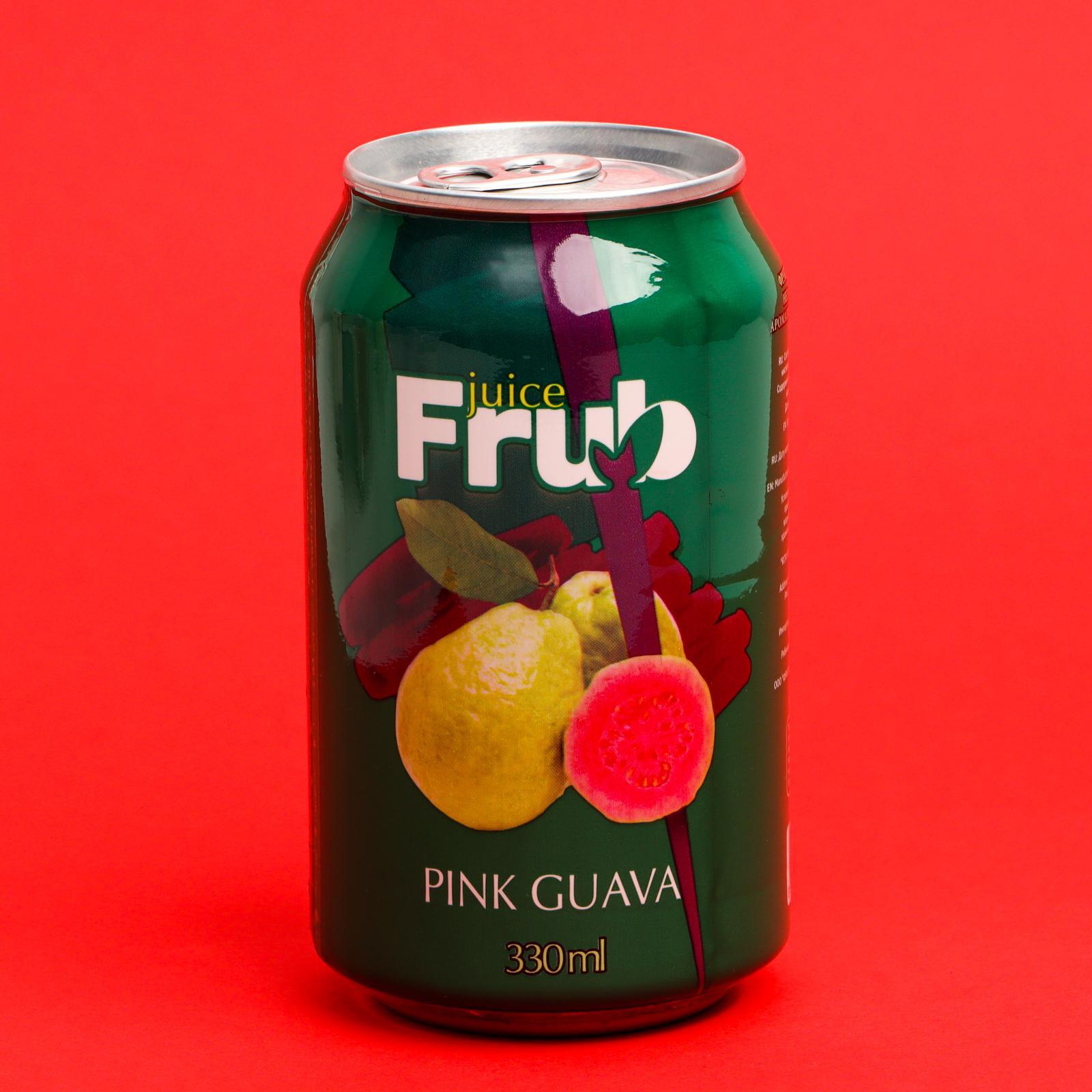 Купить Напиток безалкогольный Frub «Розовая гуава» сокосодержащий, 330 мл  (7051022) в Крыму, цены, отзывы, характеристики | Микролайн