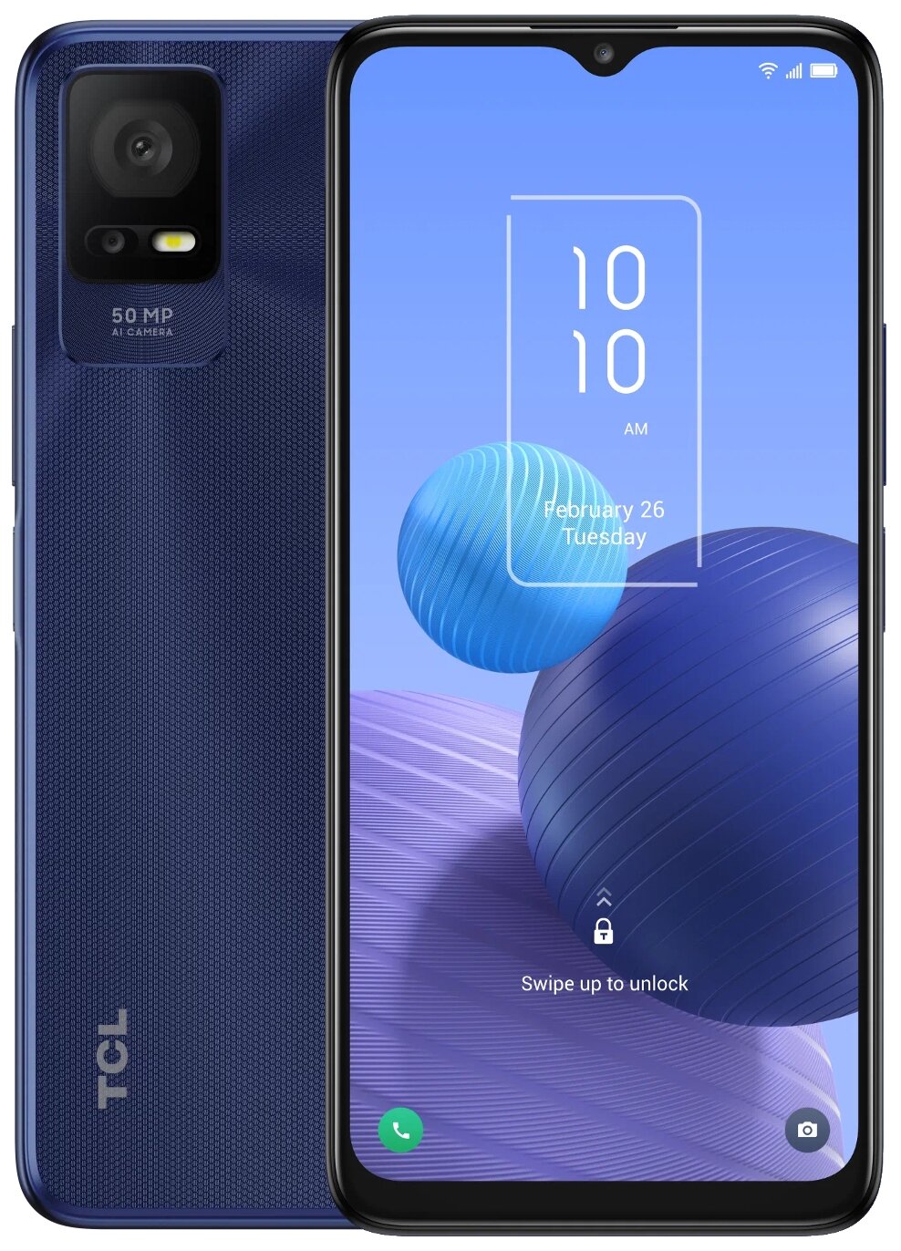 Купить Смартфон TCL 408 4/64Gb Midnight Blue в Крыму, цены, отзывы,  характеристики | Микролайн