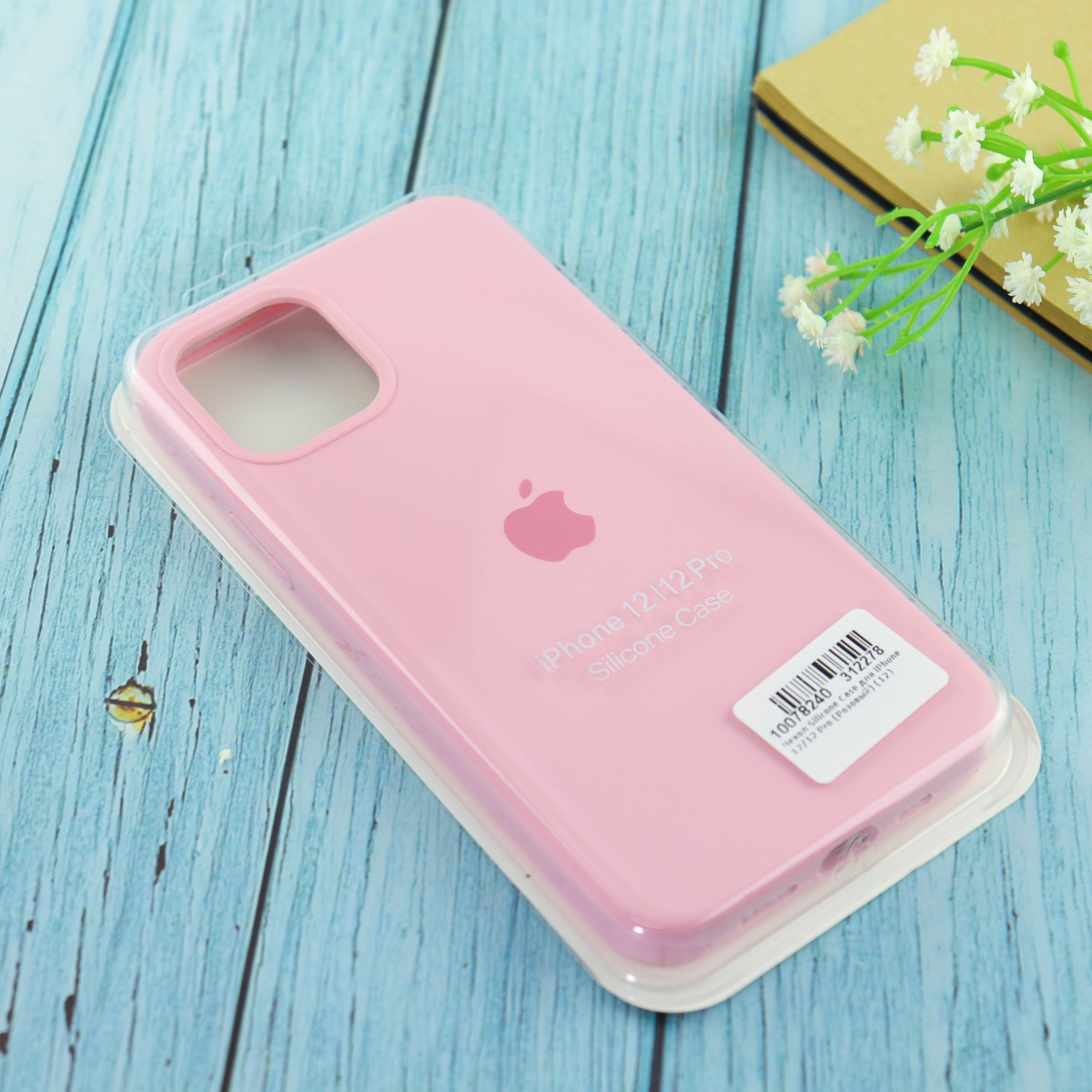 Купить Чехол Silicone Case для iPhone 12 (Розовый) (12) в Крыму, цены,  отзывы, характеристики | Микролайн