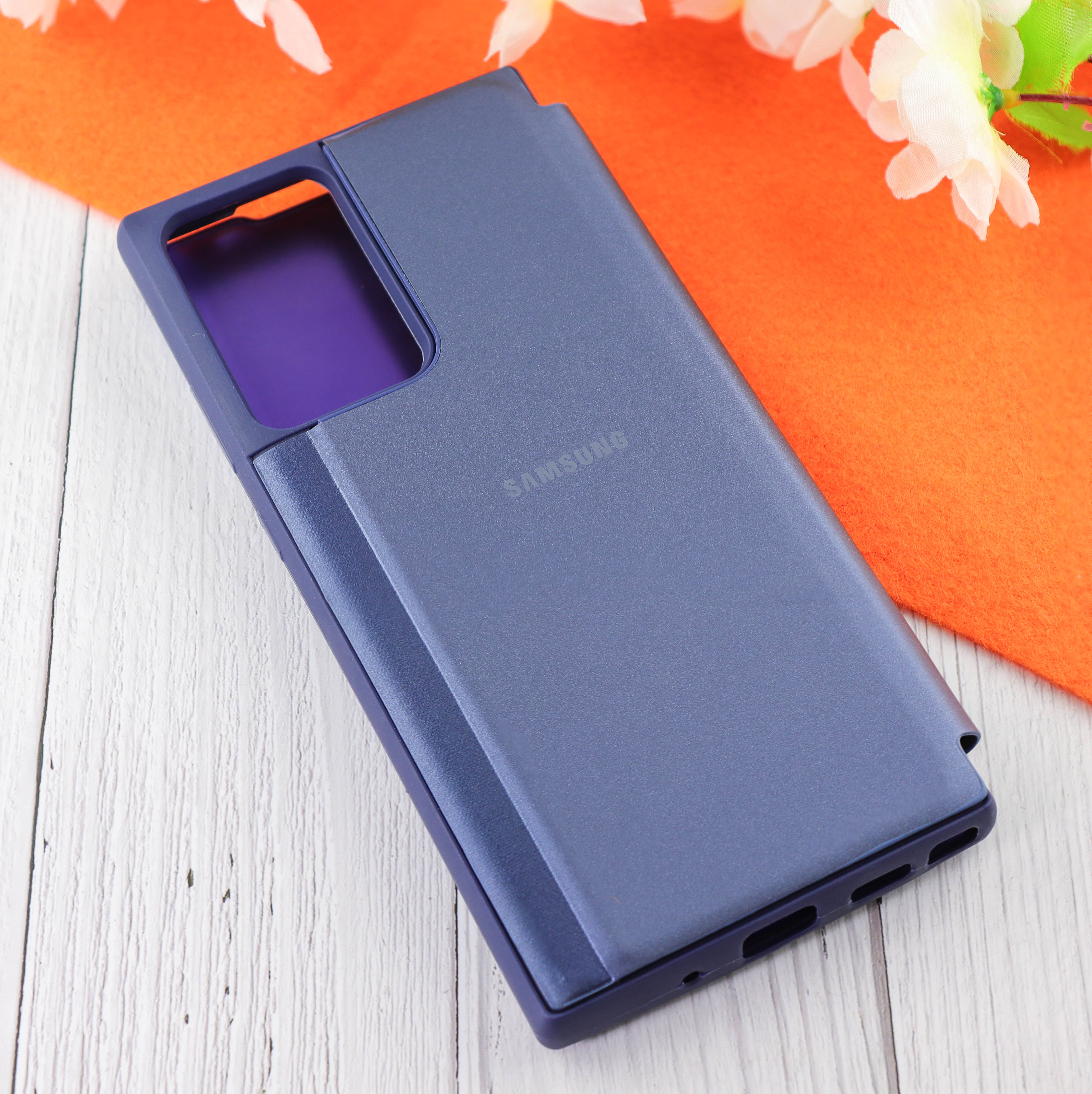 Купить Чехол-книга Clear View WS для Samsung Galaxy Note 20 Ultra/N985 Dark  Blue в Крыму, цены, отзывы, характеристики | Микролайн