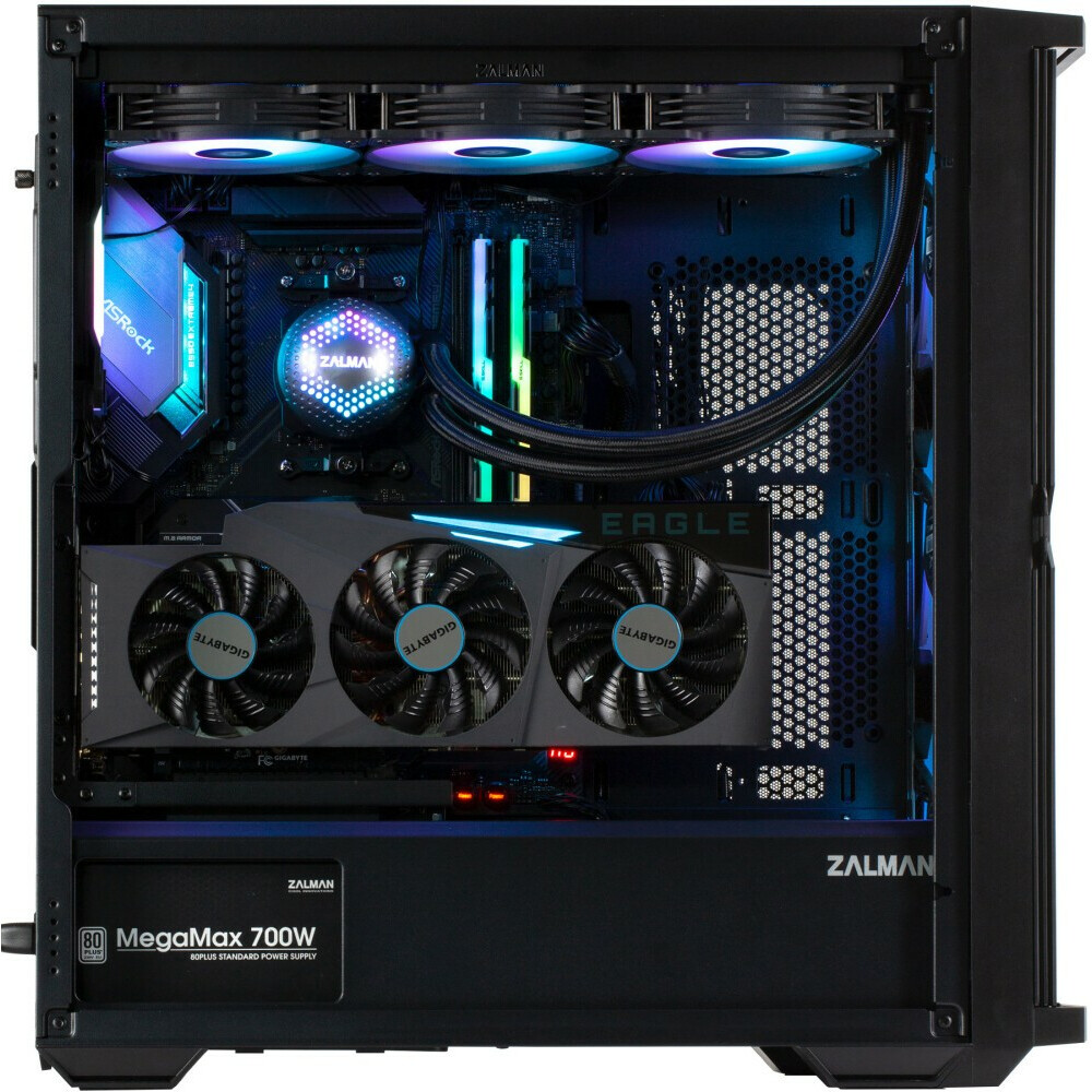 Купить Корпус Zalman Z10 DUO MidiTower (ATX, black, window, 2xUSB3.0, 1xUSB  3.1 Type-C, 3x140mm ARGB, 1x120mm ARGB) в Крыму, цены, отзывы,  характеристики | Микролайн