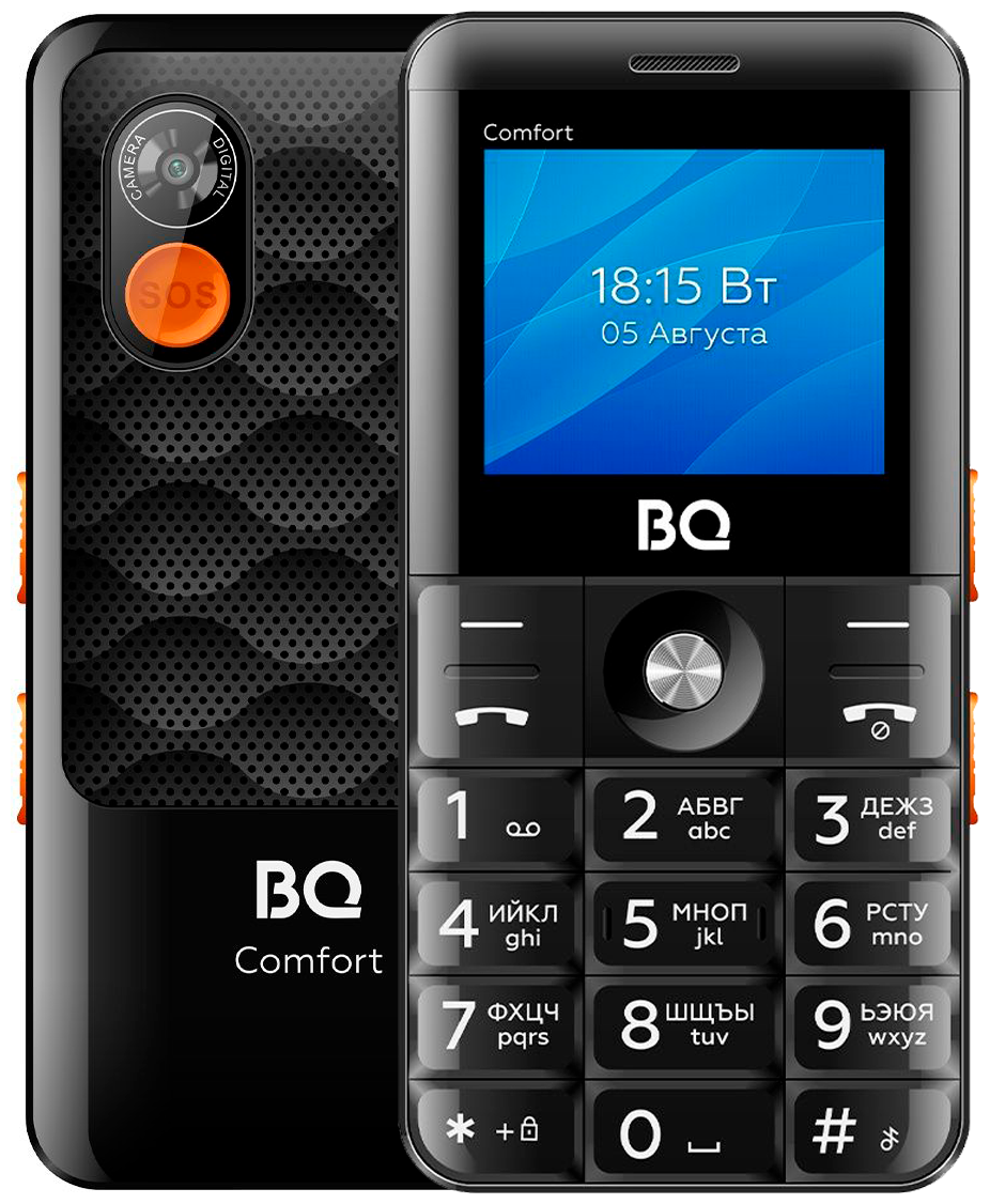 Купить Мобильный телефон BQ 2006 Comfort Black в Крыму, цены, отзывы,  характеристики | Микролайн