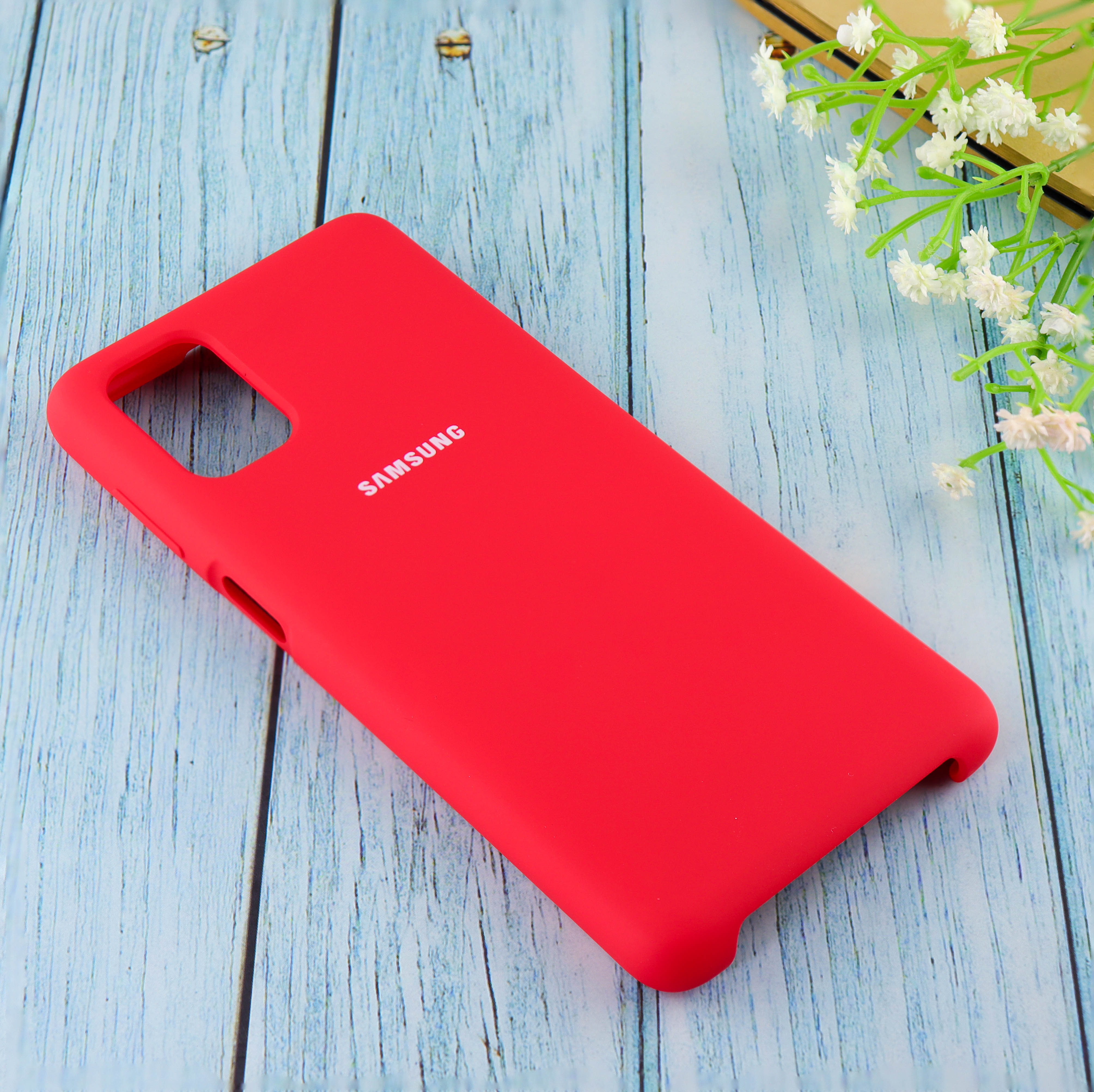 Купить Чехол Silicone case для Samsung М51 2020 Red (14) в Крыму, цены,  отзывы, характеристики | Микролайн