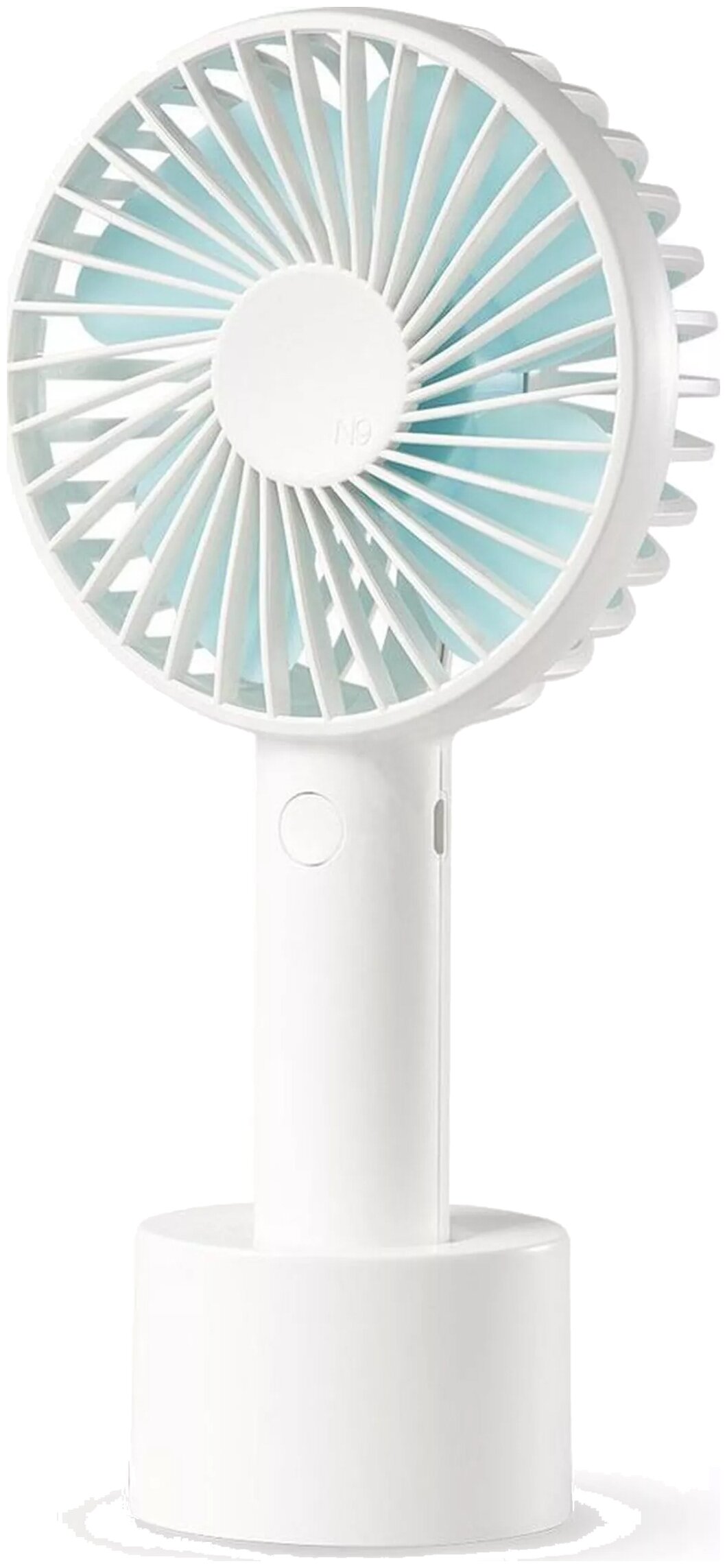 Купить Портативный вентилятор Xiaomi (Mi) Solove (N9 White/Blue Rus) manual  fan 2000mAh 3 Speed TypeC, белый с голубым вентилятором в Крыму, цены,  отзывы, характеристики | Микролайн