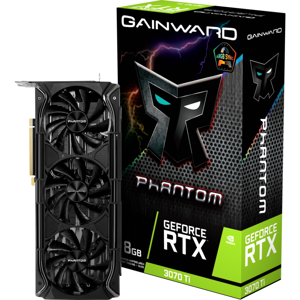 Купить Видеокарта GAINWARD GeForce RTX 3070 Ti Phantom