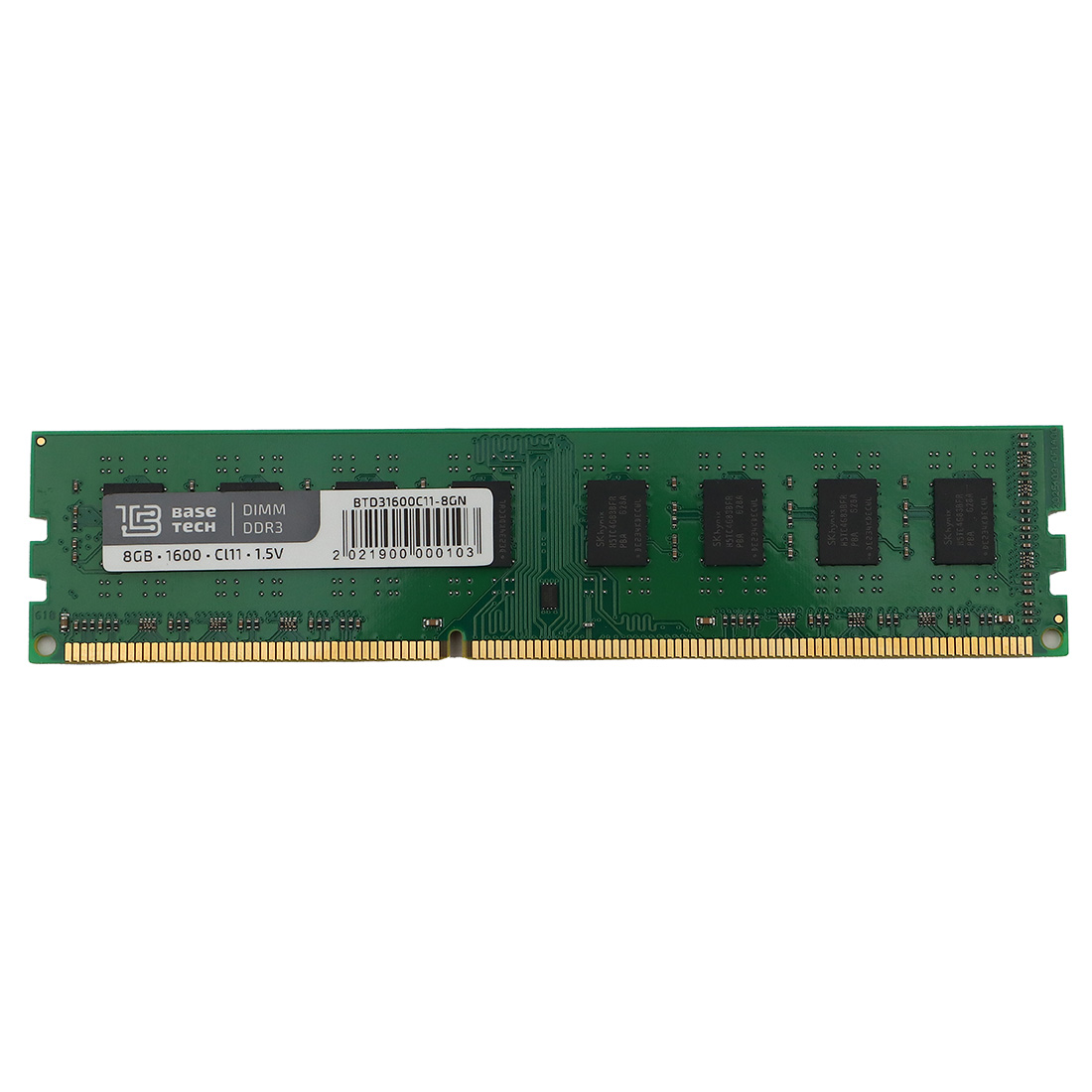 Купить ОЗУ BaseTech (BTD31600C11-8GN) DDR3 DIMM 8Gb, 1600MHz, CL11, 1.5V  Bulk (OEM) в Крыму, цены, отзывы, характеристики | Микролайн