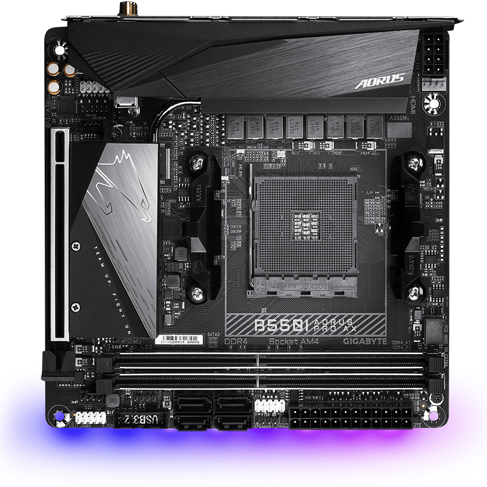 Купить Материнская плата GIGABYTE B550I Aorus Pro AX в Крыму, цены, отзывы,  характеристики | Микролайн