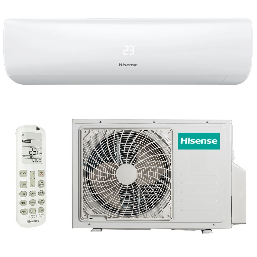 Купить Кондиционер Hisense AS-07UW4RYRKB00 Zoom DC Inverter 2023 (комплект)  в Крыму, цены, отзывы, характеристики | Микролайн