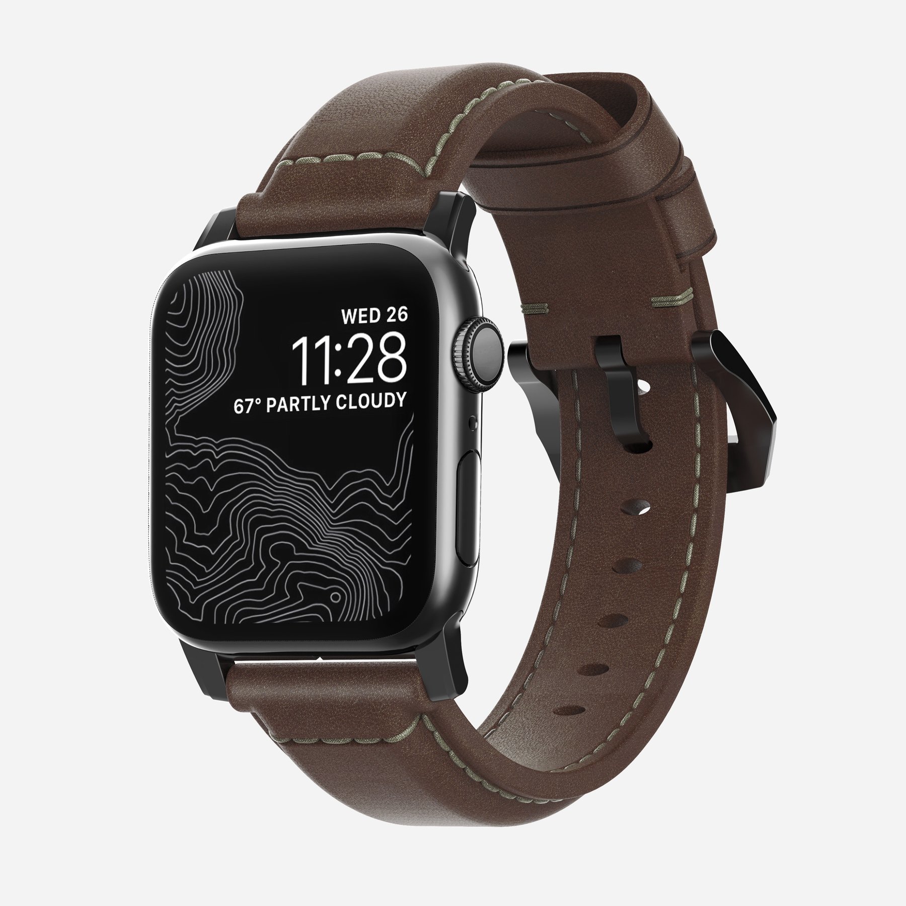 Купить Кожаный Ремешок Для Apple Watch 45mm
