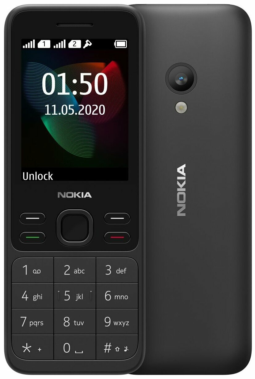 Купить Мобильный телефон Nokia 150 DS TA-1235 (16GMNB01A16) Black в Крыму,  цены, отзывы, характеристики | Микролайн