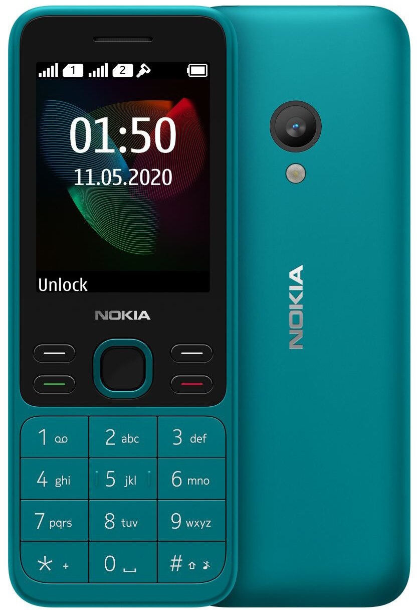 Купить Мобильный телефон Nokia 150 DS TA-1235 (16GMNE01A04) Cyan в Крыму,  цены, отзывы, характеристики | Микролайн