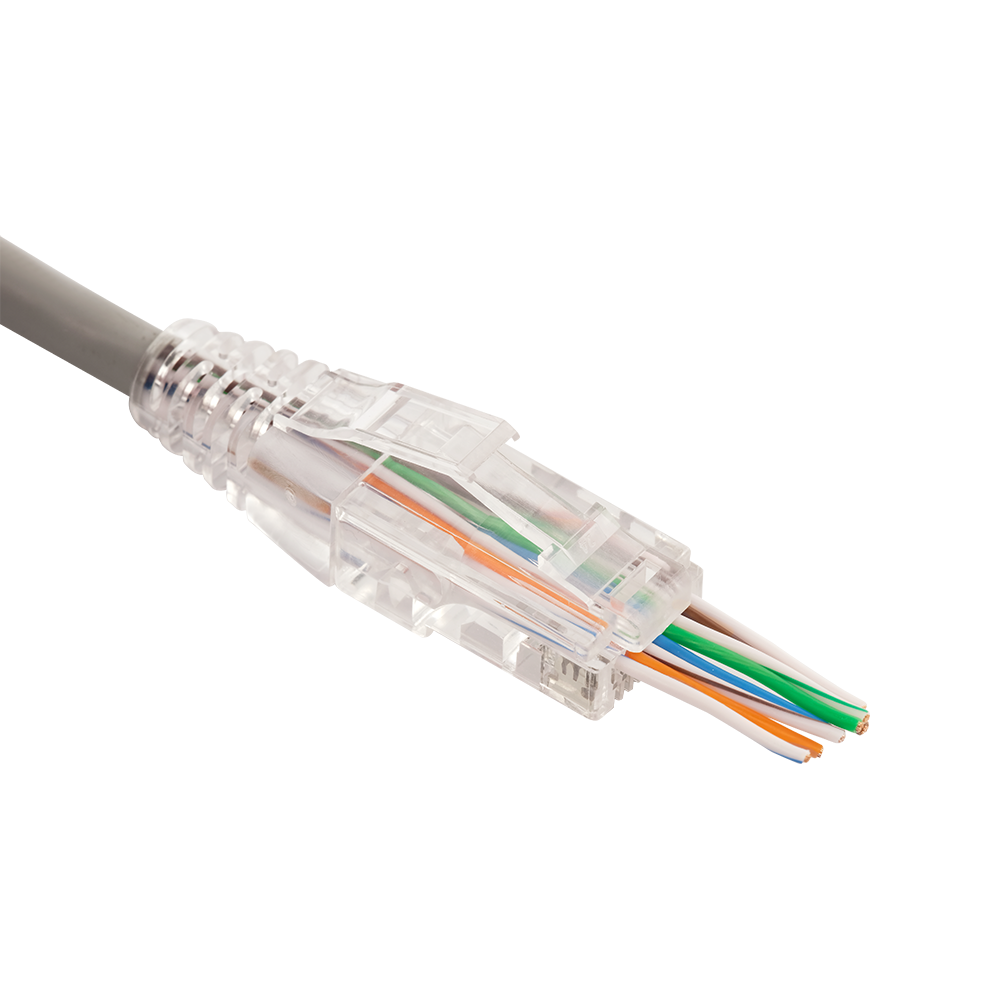 Lanmaster lan. Разъем rj45 Type ez, f/UTP.