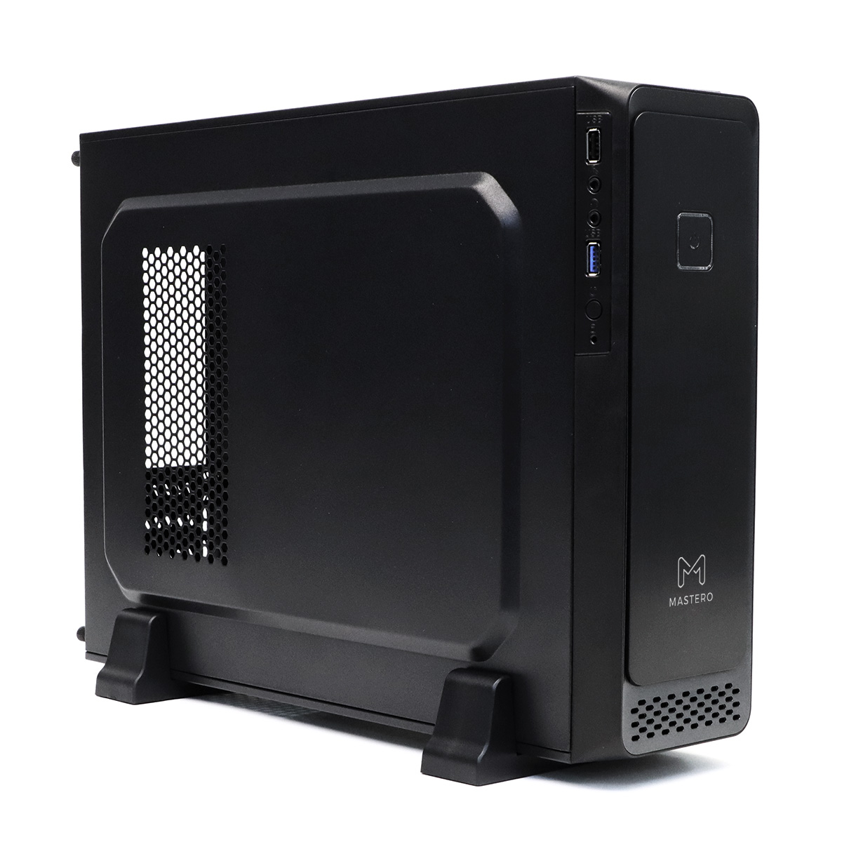 Купить Корпус Mastero BCS-01 (MST-BCS-01-400W-B) mATX, Slim-Desktop, USB  3.0, черный, 400 Вт в Крыму, цены, отзывы, характеристики | Микролайн