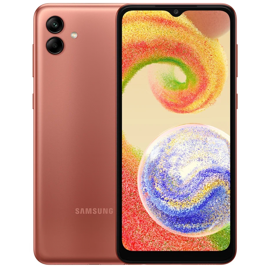 Купить Смартфон SAMSUNG Galaxy A04 (SM-A045FZCDMEA) 3/32GB Copper в Крыму,  цены, отзывы, характеристики | Микролайн