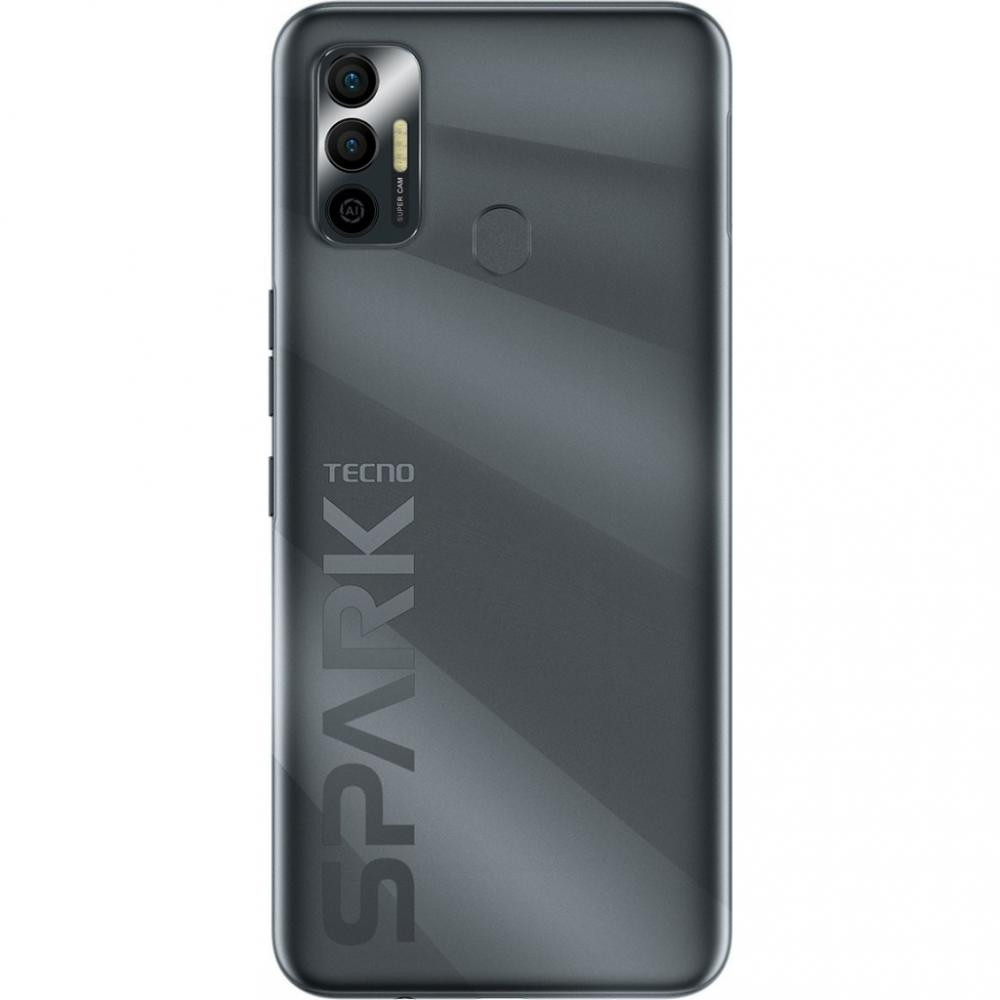 Купить Смартфон TECNO Spark 7 (KF6N) 4/128GB Magnet black/черный в Крыму,  цены, отзывы, характеристики | Микролайн