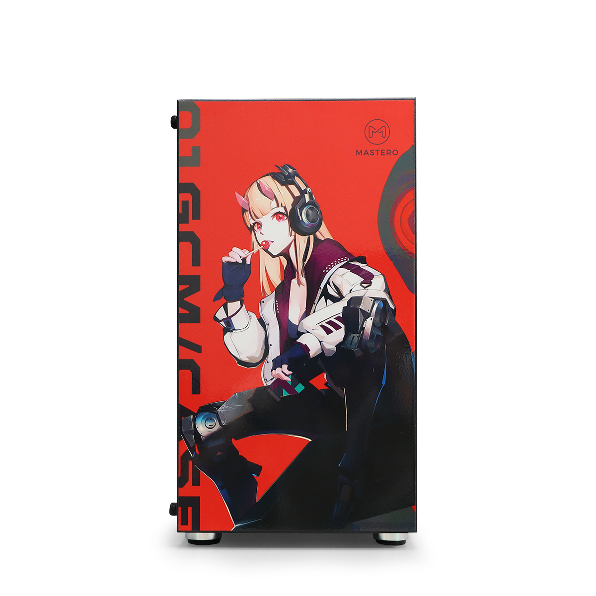 Купить Корпус Mastero Anime Red Case (MST-GCM-01-ARC), mATX, Mini-Tower,  USB 3.0, черный, без БП в Крыму, цены, отзывы, характеристики | Микролайн