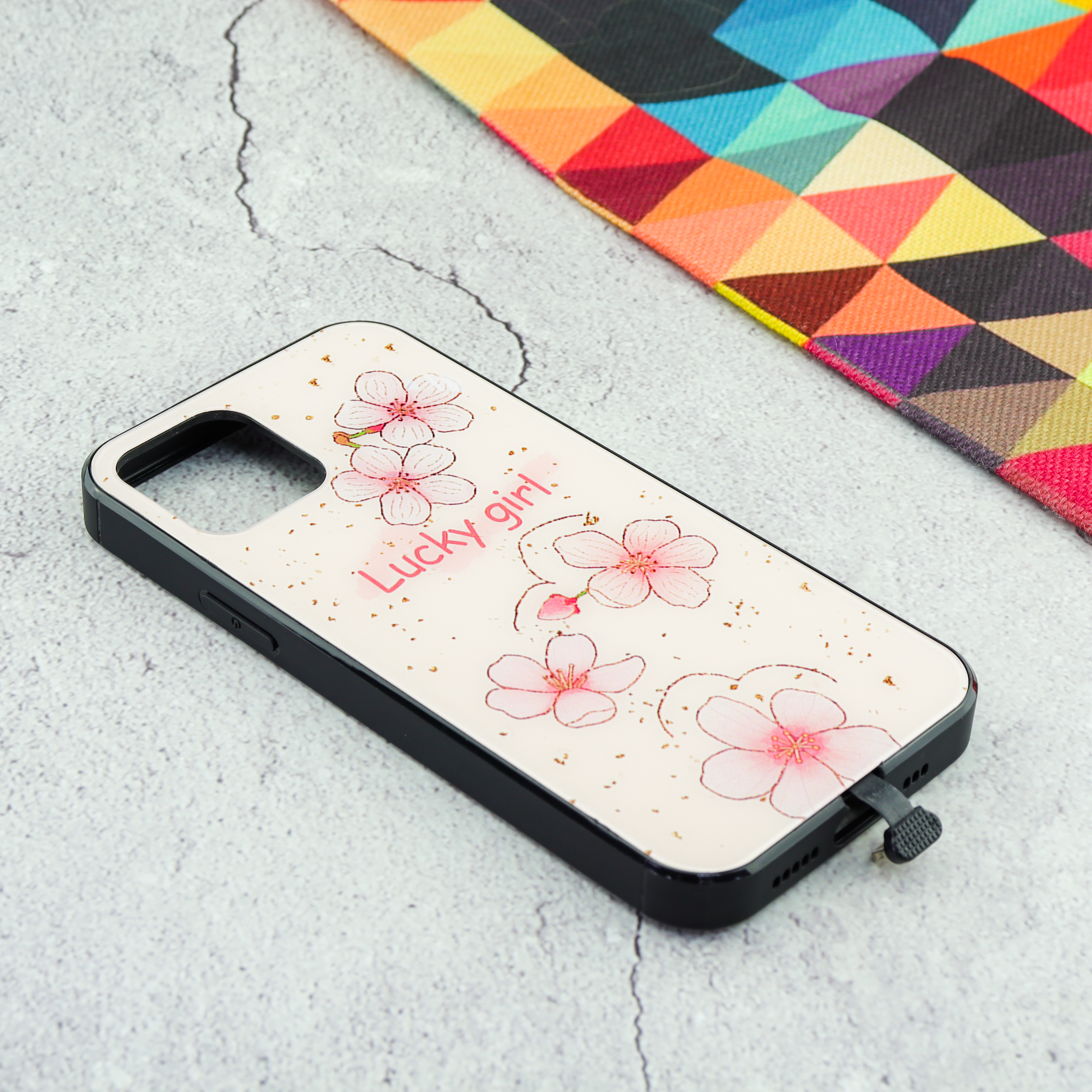 Купить Чехол для iPhone 12 FLOWERS флуоресентный рисунок розовый в Крыму,  цены, отзывы, характеристики | Микролайн