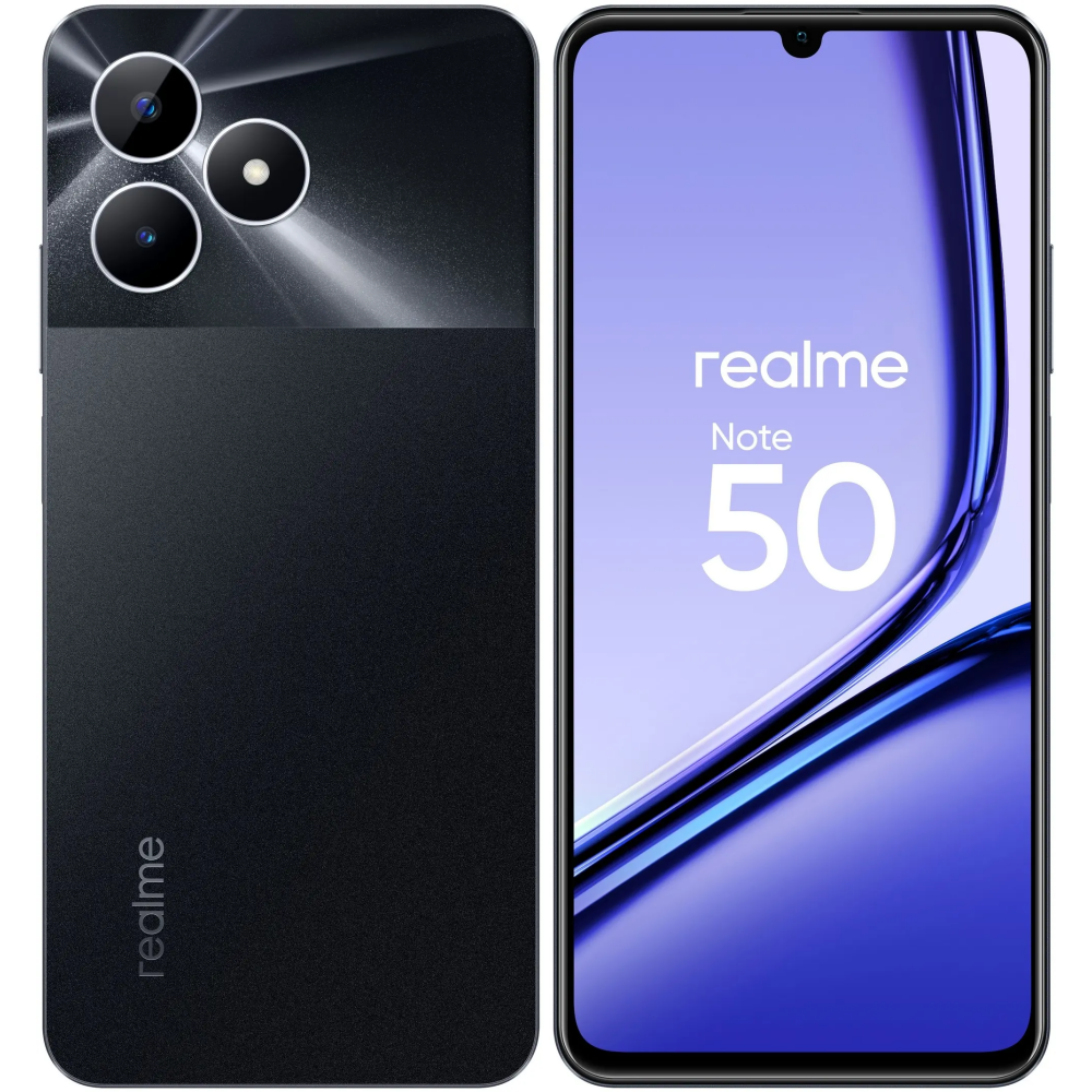 Купить Смартфон Realme Note 50 3/64Gb Black в Крыму, цены, отзывы,  характеристики | Микролайн