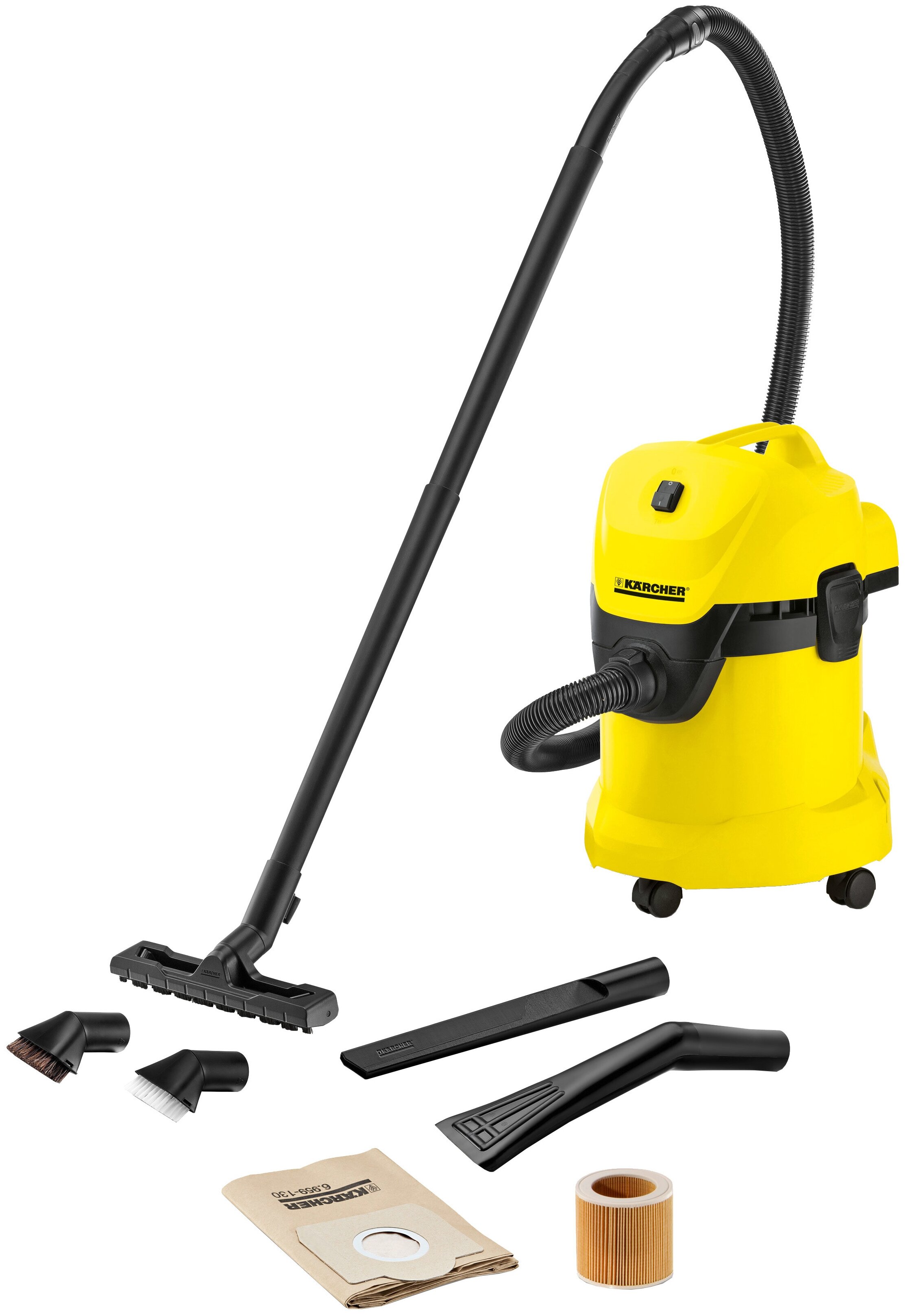 Купить Пылесос Karcher WD 3 V-17/6/20 Car (1.628-115) в Крыму, цены,  отзывы, характеристики | Микролайн