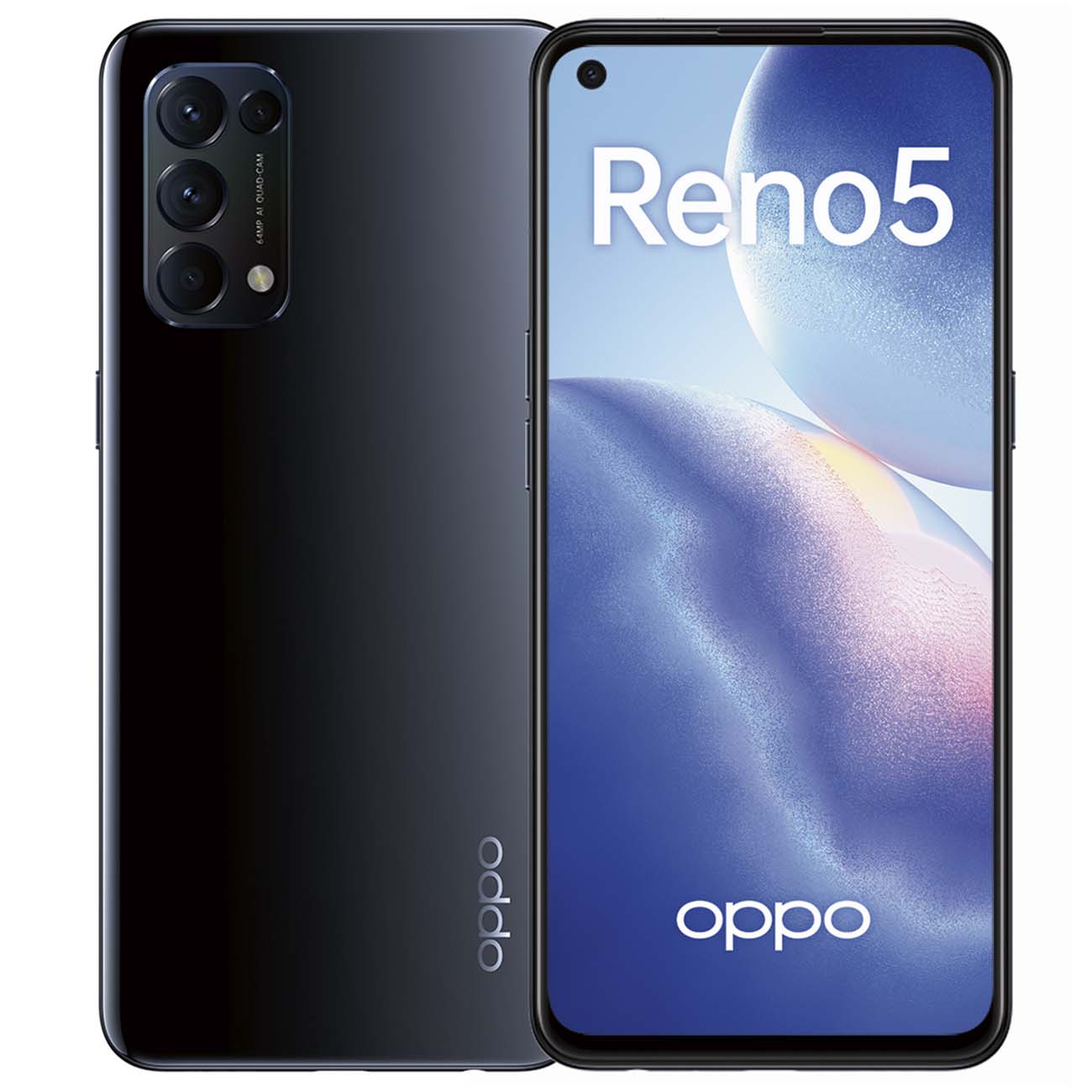 Купить Смартфон OPPO RENO 5 (8+128) CPH2159 (8+128) Black в Крыму, цены,  отзывы, характеристики | Микролайн