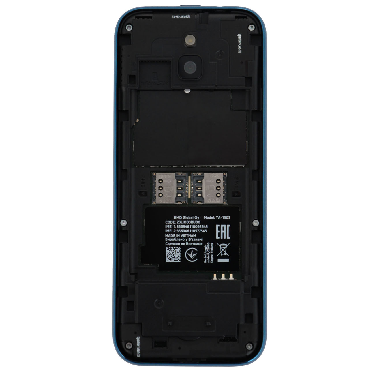 Купить Мобильный телефон Nokia 8000 4G DS 16LIOL01A01 Blue в Крыму, цены,  отзывы, характеристики | Микролайн