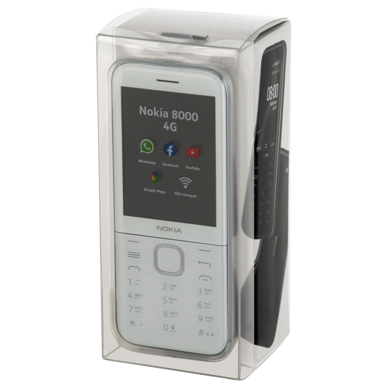 Купить Мобильный телефон Nokia 8000 4G DS 16LIOW01A09 White в Крыму, цены,  отзывы, характеристики | Микролайн