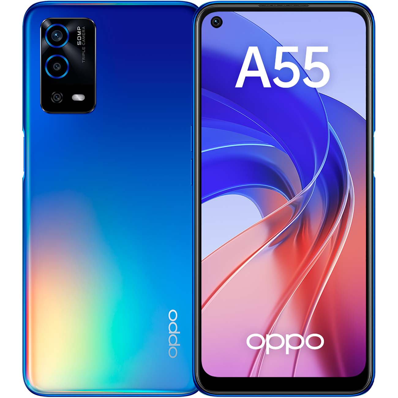 Купить Смартфон OPPO A55 (4+64) CPH2325 (4+64) Blue в Крыму, цены, отзывы,  характеристики | Микролайн