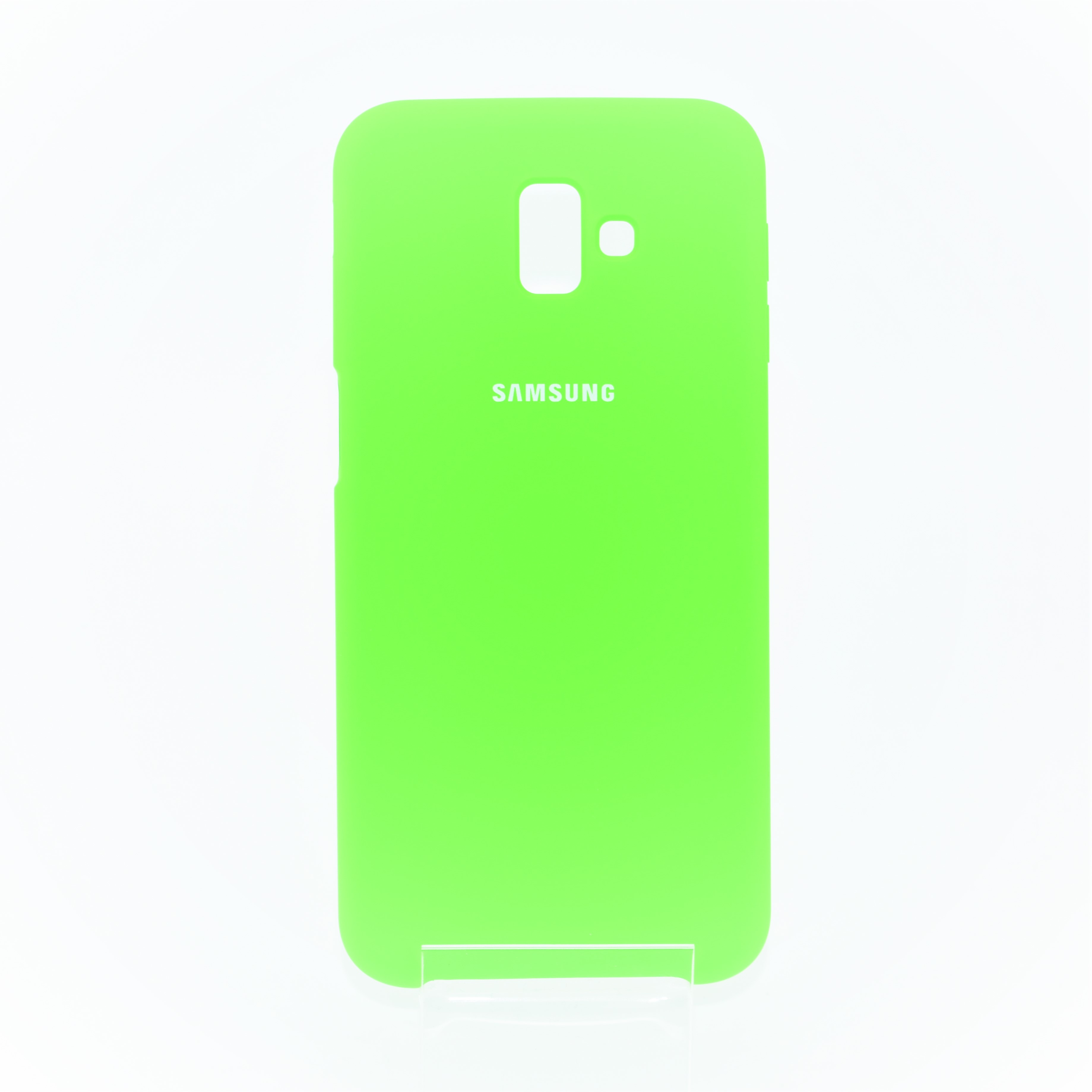 Купить Чехол Silicone case для Samsung J6 Plus/J610F 2018 зелёный в Крыму,  цены, отзывы, характеристики | Микролайн