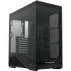 Корпус HSPD F711 (F711-TGBK) без БП, Panoramic Full Tower, Black, TG, 0.7 SPCC, no fans ATX, mITX 190/420/280mm 2x2.5", 7xPCI 1xUSB-A 
