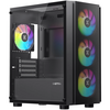  Корпус XASTRA A402M 4ARGB Black (A402M-4FC12A-BK) mATX/Mesh/full-size TG/ 4x120mm ARGB PWM fans 