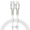  Кабель Baseus CATLJK-B02 Cafule Series Metal Data Cable Type-C to iP PD 20W 2m White 