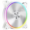  Вентилятор 1STPLAYER FO7-14 White (FO7-14-WH) / 140mm ARGB 3pin 5V PWM 4pin 12V 700-1800rpm 76.25cfm 36.64dBA / Bulk 