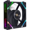 Вентилятор 1STPLAYER XF7 Black (XF7-BK-1IN1) / 120mm ARGB 3pin 5V PWM 4pin 12V 600-2000rpm 56.8cfm 33.12dBA 