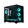  Корпус XASTRA QR500 7ARGB-FC-C6-UC Black (QR500-2FA36A-1FC12A-C6-UC)ATX/Aquarium/2 Curve Gl/2x360mm+1*120mm ARGB PWM FC fans/Argb+PWM HUB 6port/Type-C 