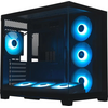  Корпус XASTRA QW500 7ARGB-FC-C6-UC Black (QW500-2FA36A-1FC12-C6-UC) ATX/Aquarium/Screewless/1x120mm+2x360mm ARGB PWM FC fans/Argb+PWM HUB 6port/Type-C 