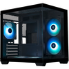  Корпус XASTRA QW400M 5ARGB-FC-C6-AC Black (QW400M-2FA24A-1FC12A-C6-AC) mATX/Aquarium/Screewless/1x120mm+2x240 ARGB PWM FC fans/Argb+PWM HUB 6port 
